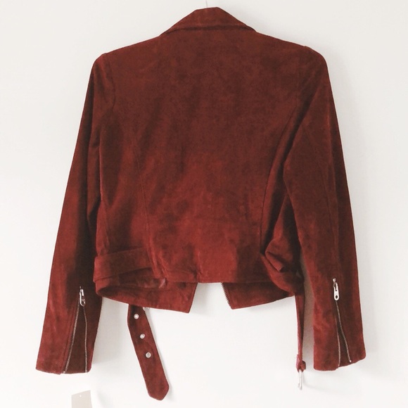 Vigoss • Genuine Leather Suede Moto Jacket - Picture 5 of 5